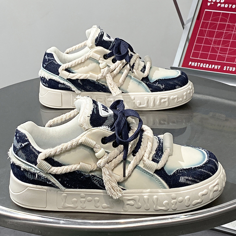 Comfortable Men's Sneakers 2024 New Spring Men Casual Shoes Fashion Lightweight Outdoor Breathable Walk Shoe For Man Thick Sole