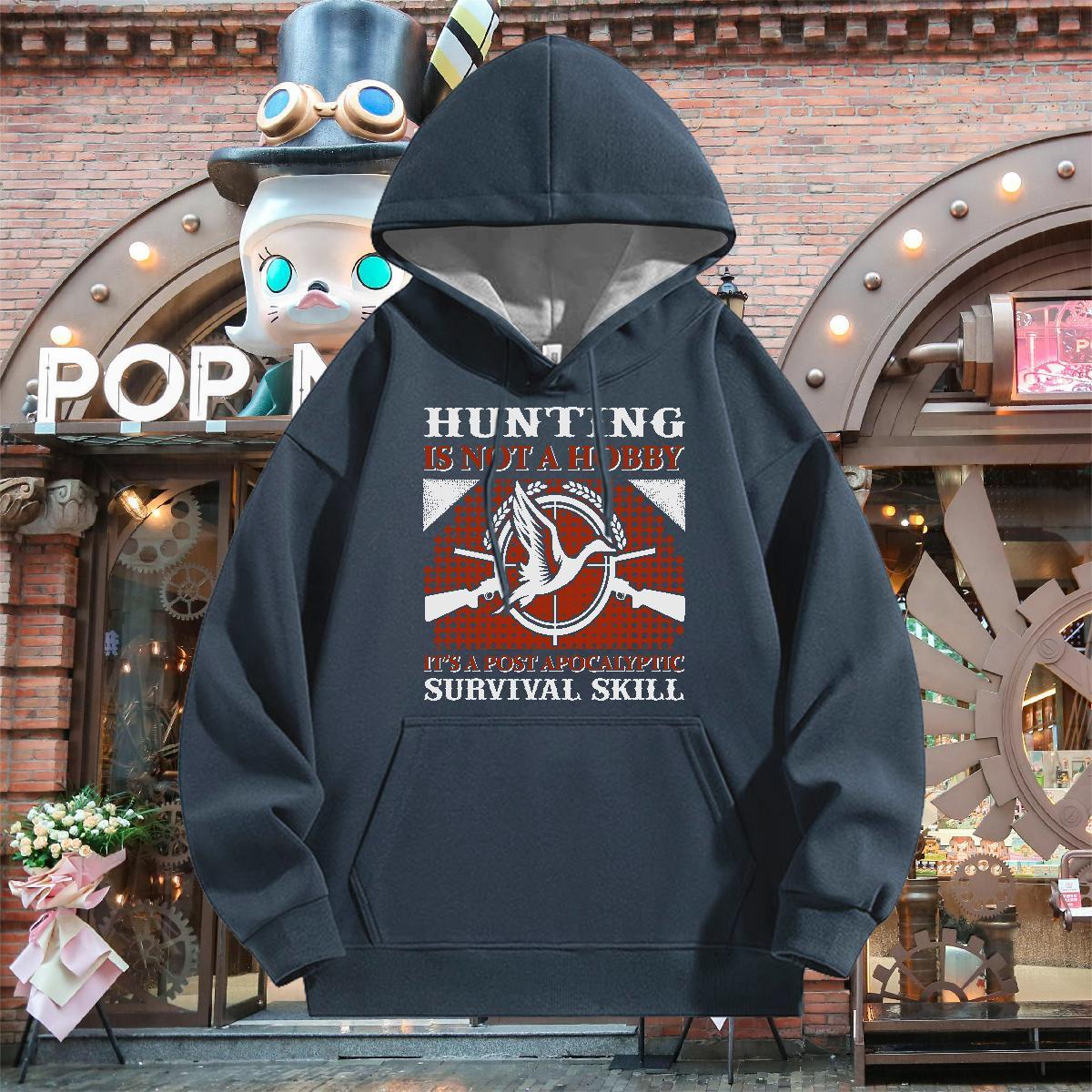 Free Shipping Men Hoodie Breathable Long Sleeve Loose Fit Men Tops Hoodie Cartoon Print Clothes Hoodie Spring Autumn Cotton 350g