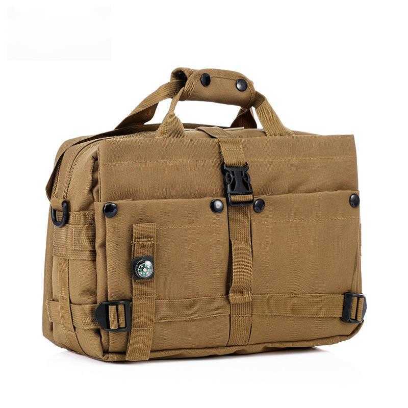 tactical camouflage single shoulder backpack men's messenger computer bag military fan canvas outdoor leisure commuter handbag 241115