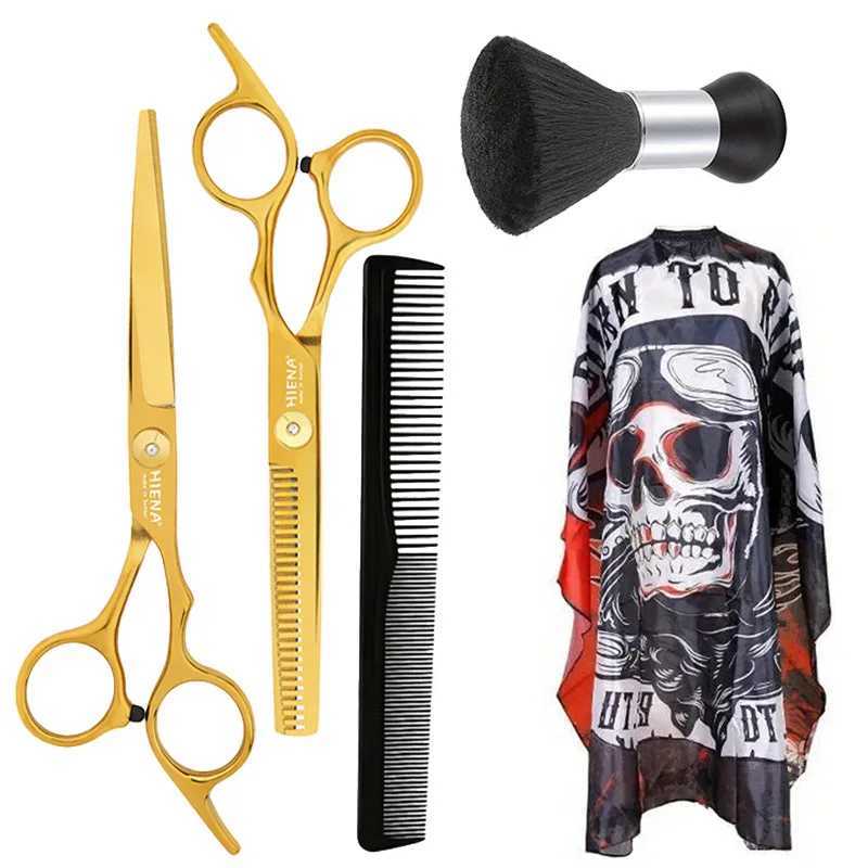 3pcs Hair Scissors Set Salon Hairdressing Professional Tool Barber Hair Thinning Hairdressing Combs Hair CuttingXJ2411