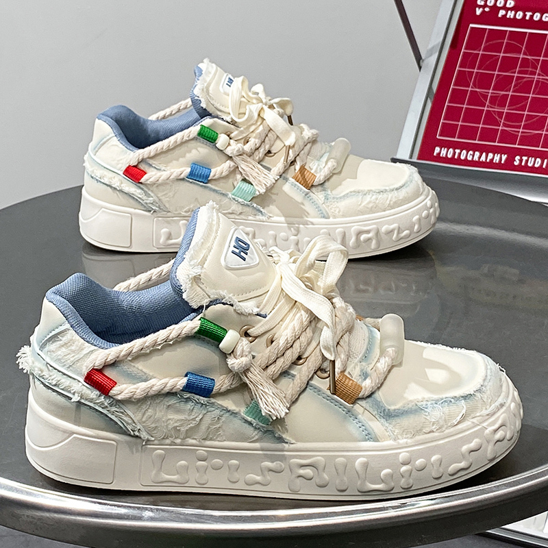 Comfortable Men's Sneakers 2024 New Spring Men Casual Shoes Fashion Lightweight Outdoor Breathable Walk Shoe For Man Thick Sole