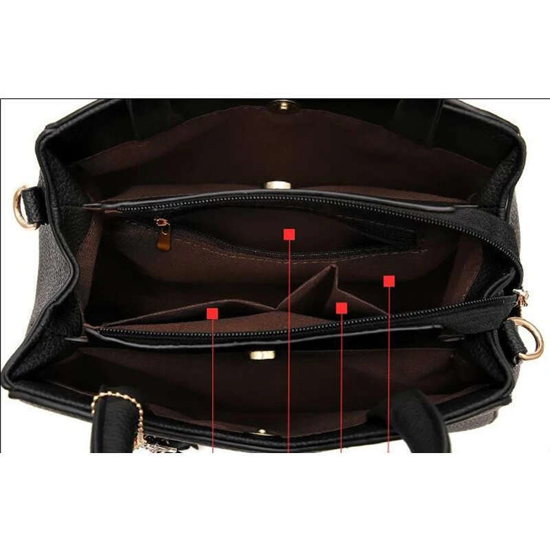 Designer Bag Luxury Brand Women Bag Top-Handle Bags Fashion Shoulder Messenger Bags PU Leather Handbag Ladies Tassel Travel Shopper Totes purse luxury