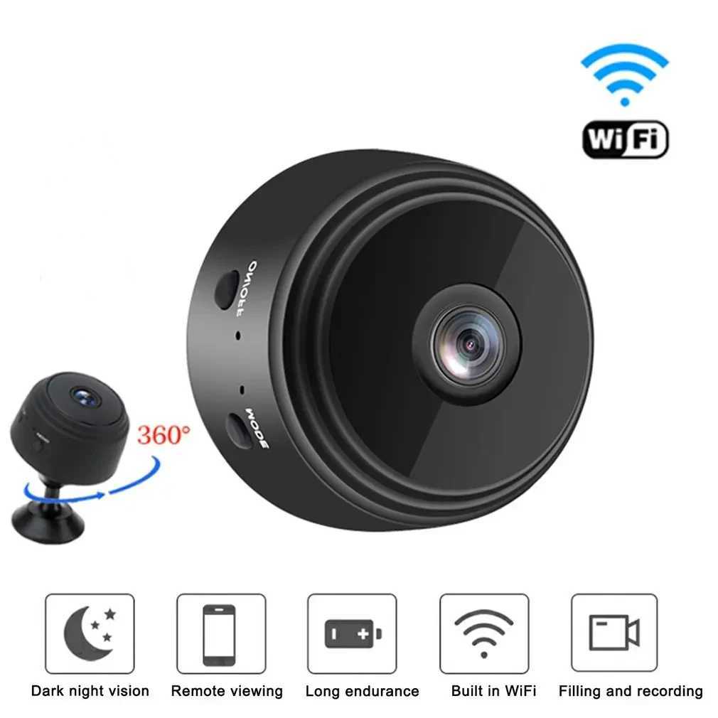 Camera A9 HD 720P Intelligent He Security IP WiFi Camera Monitor Mobile Remote Camera Mobile Remote Application Z241105