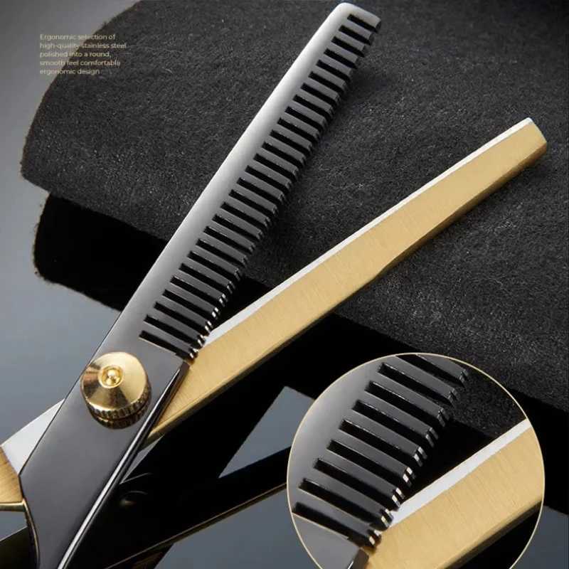 Professional hairdressing scissors barber accesories Hair Thinning Cut Metal Scissors Tooth Shears Styling Tool cutting scissorsXJ2411