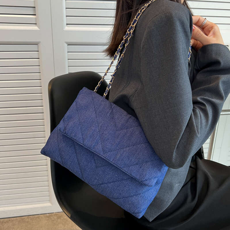 Designer Bag Fashion Summer Jeans Denim Bags Shoulder Crossbody Bag Women Canvas Girl Chain Handbag Luxury Designer Quilted Tote Bags purse luxury bag