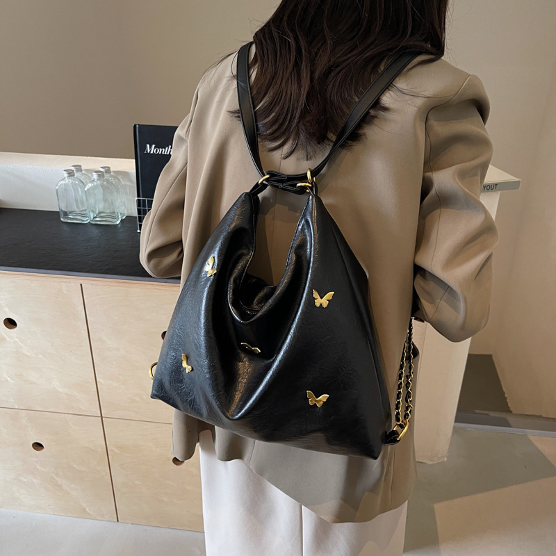 Autumn And Winter Large Capacity Women's New Versatile Rear Backpack Multi Use Single Shoulder Crossbody Bag Bags Designer Handbags