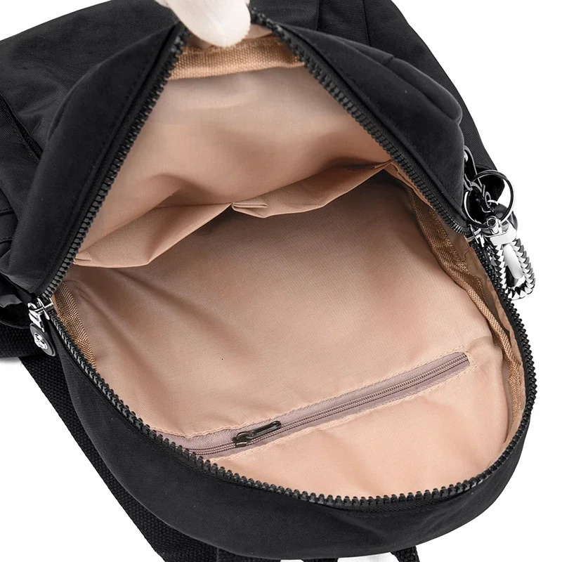 2024 Waterproof Nylon Cloth Women Backpack Fashion School Bags for Teenage Girls High Quality Shoulder Bag Travel Back Pack 241029