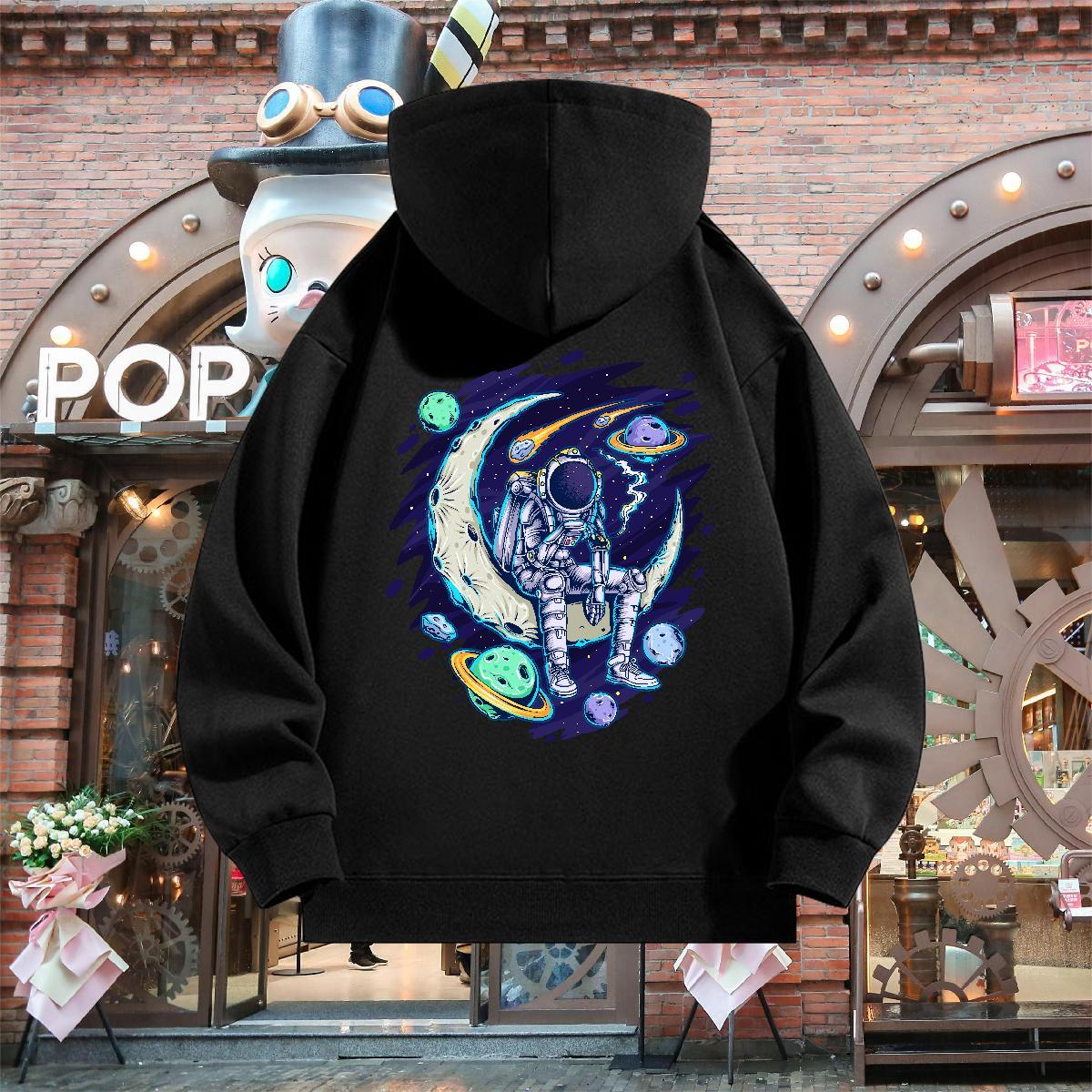 Classic Casual Mens Hoodie Sweatshirt Hooded Collar Long Sleeve TOP Quality Men Clothes Hoodie Black Khaki Blue Tops Pullover Hoodie Casual Daily Wear