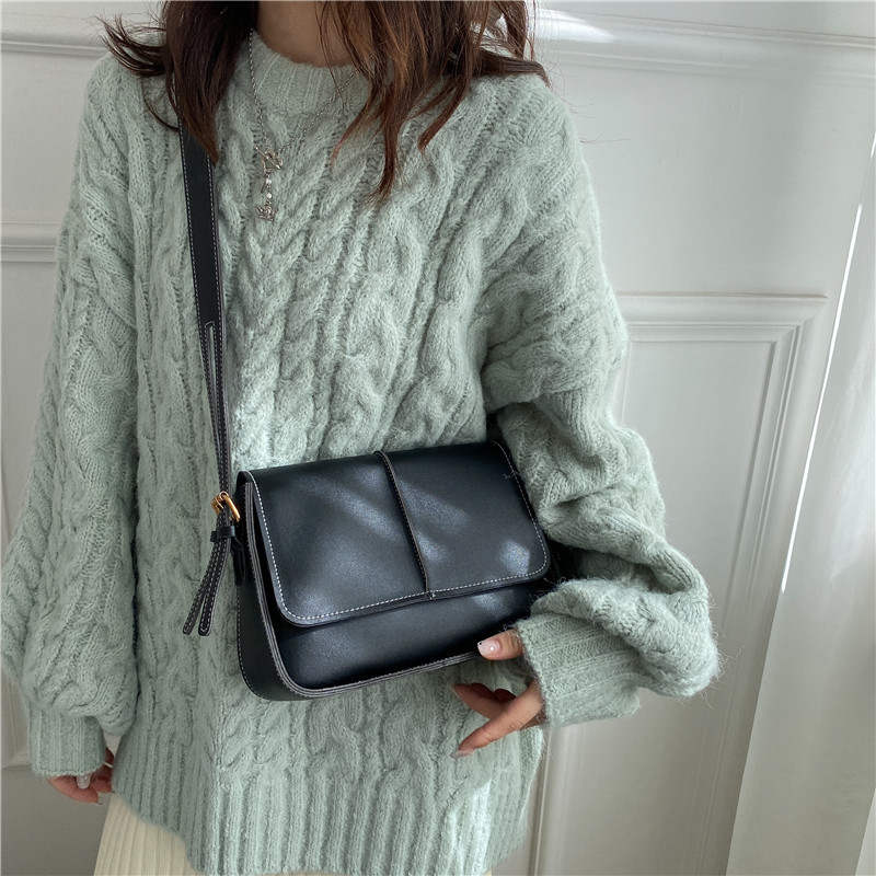 2025 Designer 2024 New 3 Autumn/Winter Solid Color Fashion Small Square Single Shoulder Crossbody Bag for Women