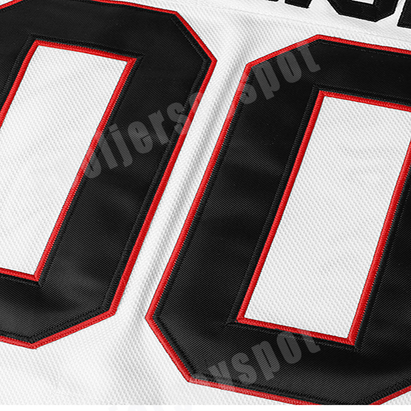 Customizable holiday white hockey sweater pullover, suitable for men/women/youth - customizable with any name and number