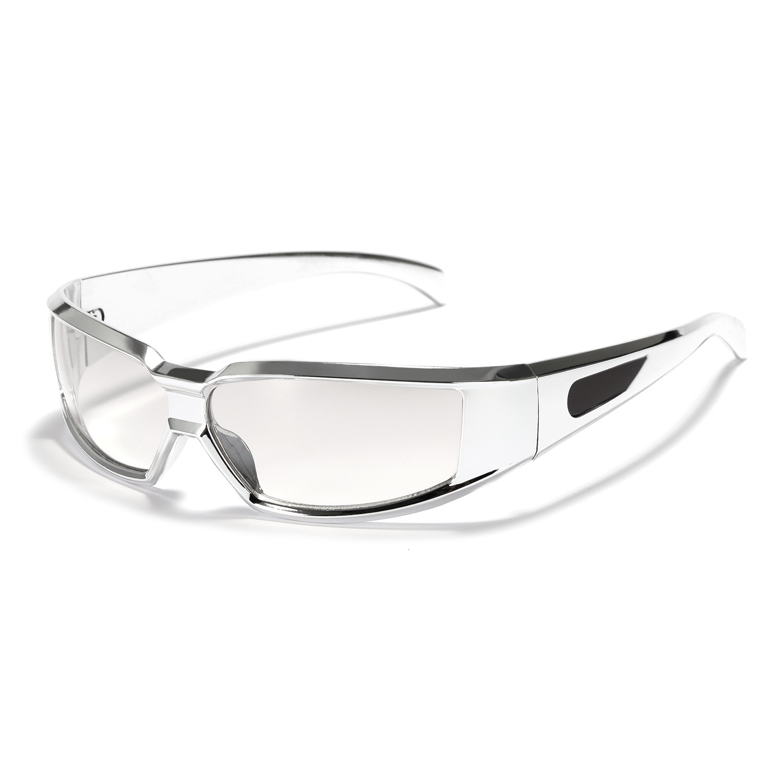 Large Frame Glasses Future Fashion Net Red Female Ins Personalized Silver Trend Sunglasses Male F10.19-7.5 e394c