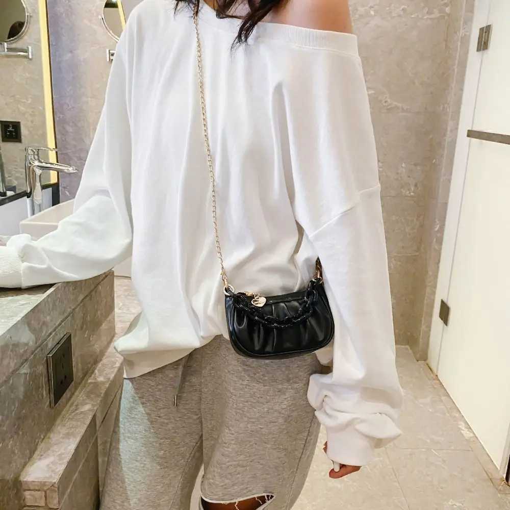 Cloud Shoulder Chain Bags Childrens Mini Clutch Bag PU Girls Handbag Kids Small Coin Wallet with Handle Purse Accessories LX241104