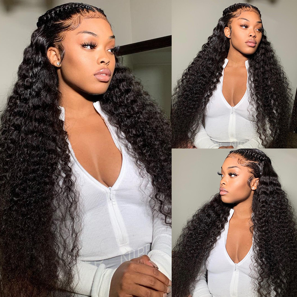 12A Brazilian Water Wave Bundles Really Unprocessed Virgin Human Hair Extensions Remy Deep Wave Curly Hair Bundles Long Wholesale Hair Wefts Hair Prod
