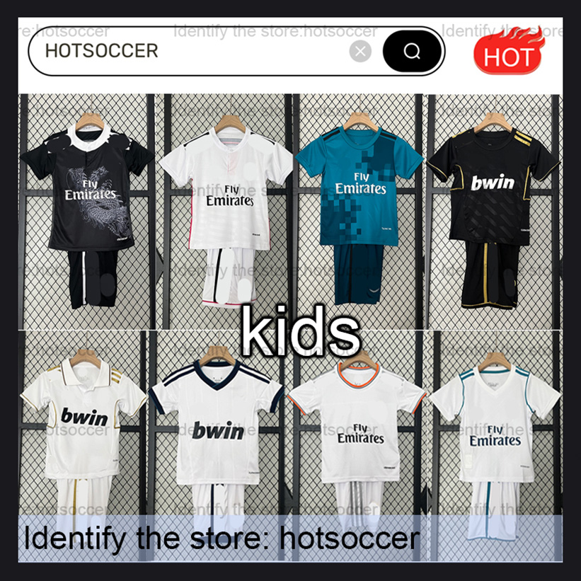 Madrid Retro kids Soccer Jerseys kids Football Shirts GUTI Ramos SEEDORF CARLOS 03 04 06 07 11 13 14 15 16 17 18 RONALDO ZIDANE R.CARLOS KAKA RAUL MADRIds hotsoccer sss
