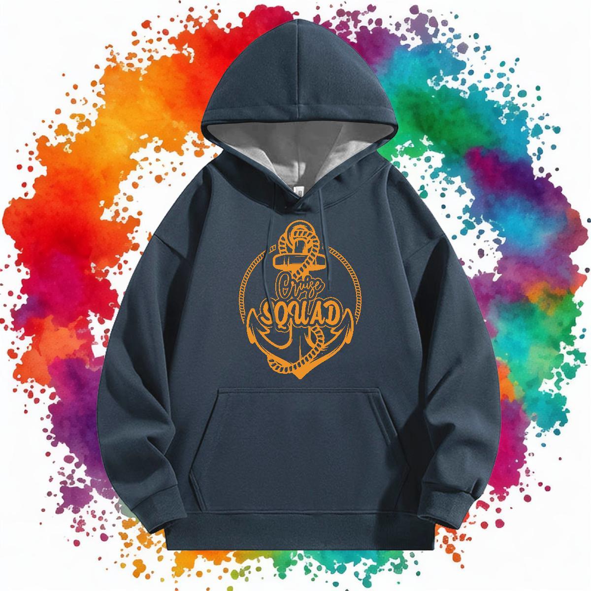 DIY Hooded Sweatshirt Breathable Long Sleeve Cool Hoodie for Man Woman Custom Print Oversized Top Pullover Hoodie Street 350g Cotton