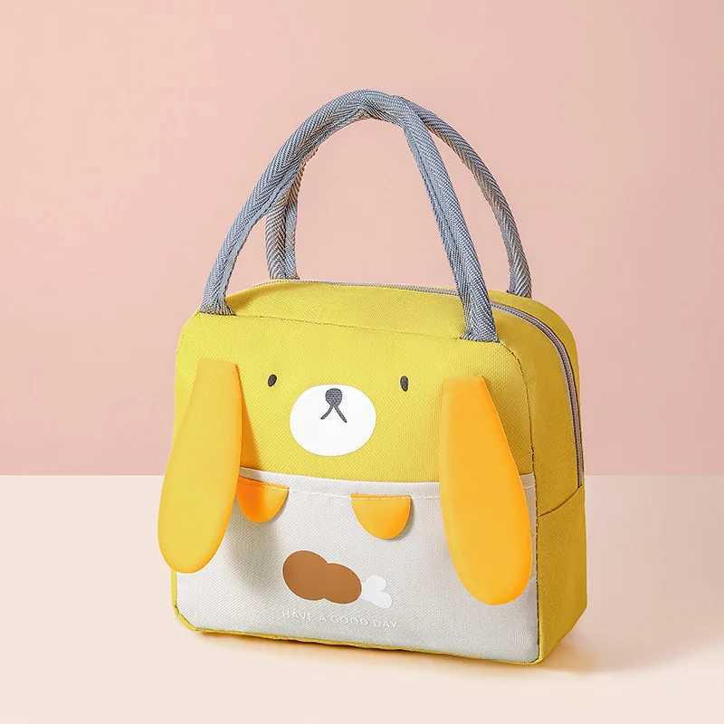 Portable Insulated Thermal Picnic Food Lunch Bag Box Tote Food Fresh Cooler Bags Pouch For Women Girl Kids Children Gift LX241104