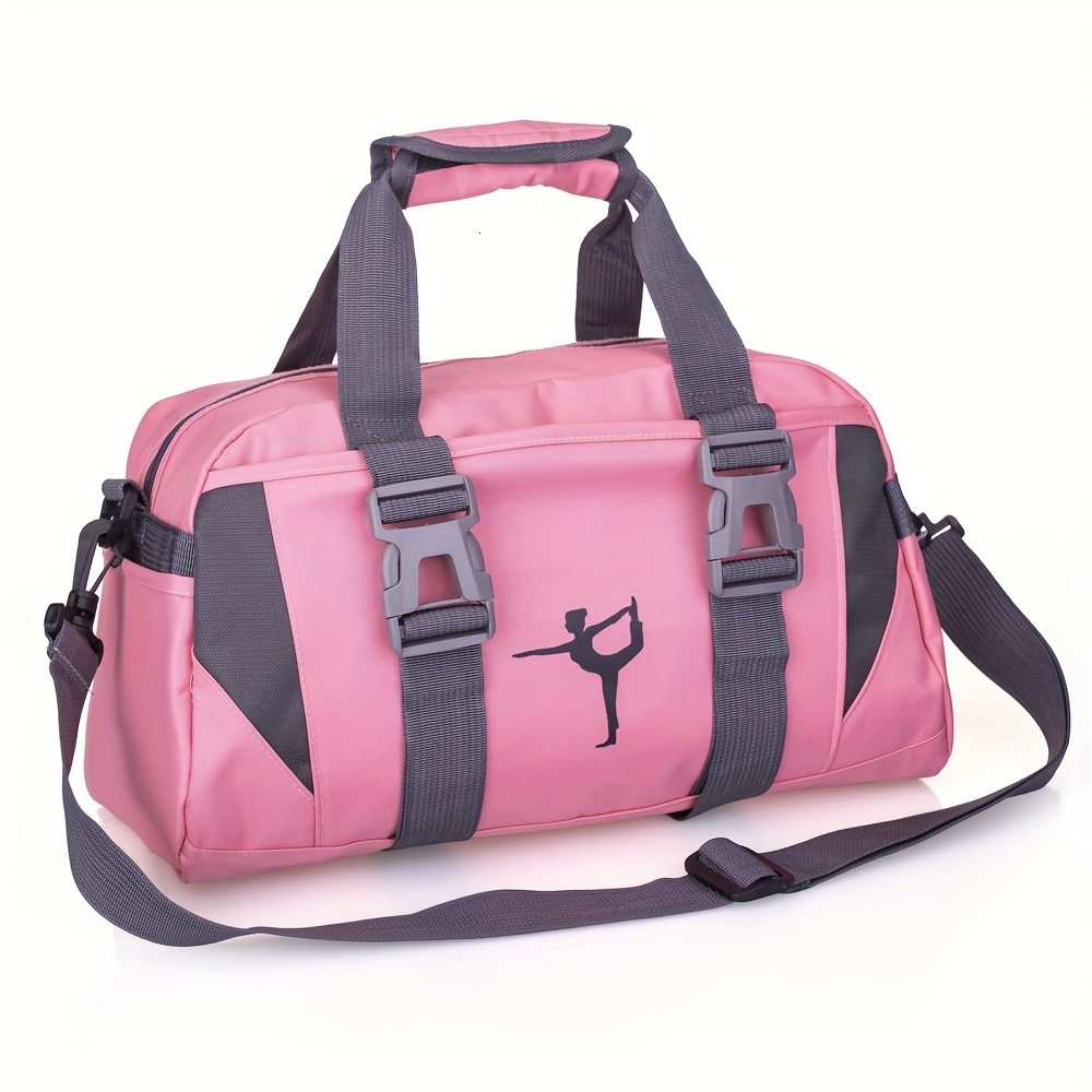 Portable fitness bag - suitable for yoga, travel, and exercise - waterproof, large capacity, and durable