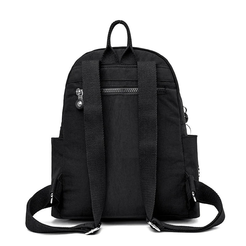 2024 Waterproof Nylon Cloth Women Backpack Fashion School Bags for Teenage Girls High Quality Shoulder Bag Travel Back Pack 241029