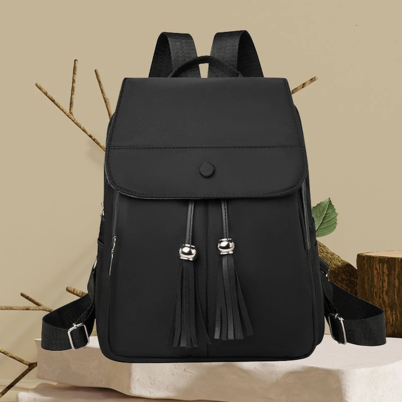 Backpack Fashion Women Solid Color Vintage Shoulder Bag Female Mini Travel Multi purpose Backpacks School Bags Girls 241029