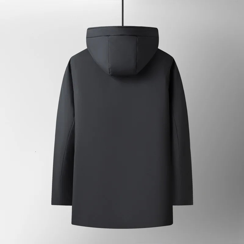 Winter New Detachable Inner Tank Goose Down Men's Middle Aged Business Warm Dad's Coat