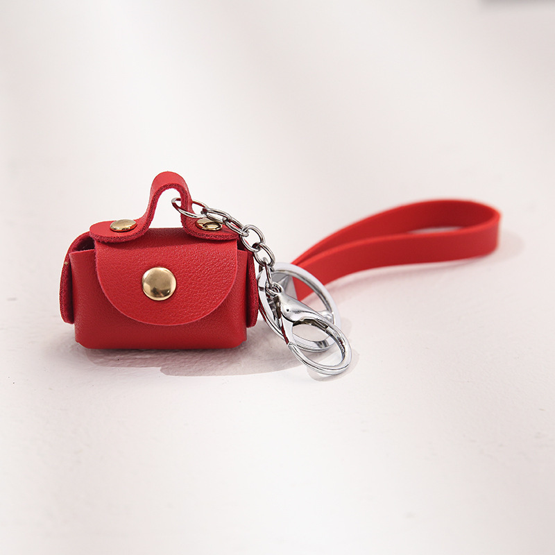 Yuelu PU Leather Zero Wallet Mini Storage Bag Creative Keychain Pendant Small Gift