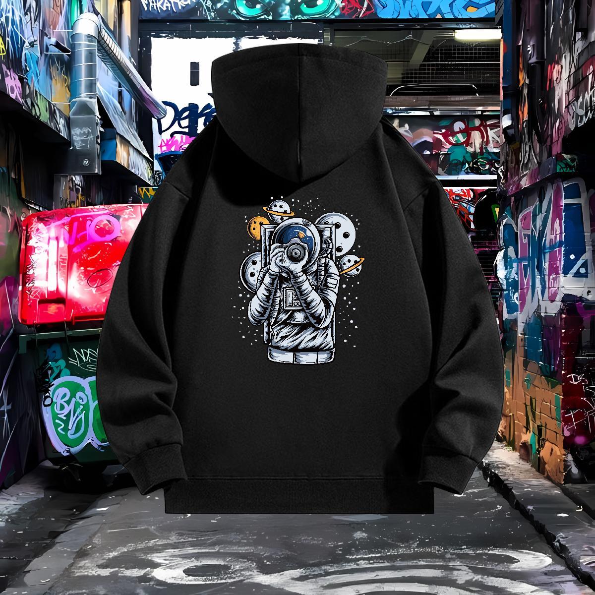 Designer Unisex Sweatshirts Breathable Hooded Collar Warm Men Tops Hoodie Black Oversized Hoody Casual Daily Wear Warm Fleece