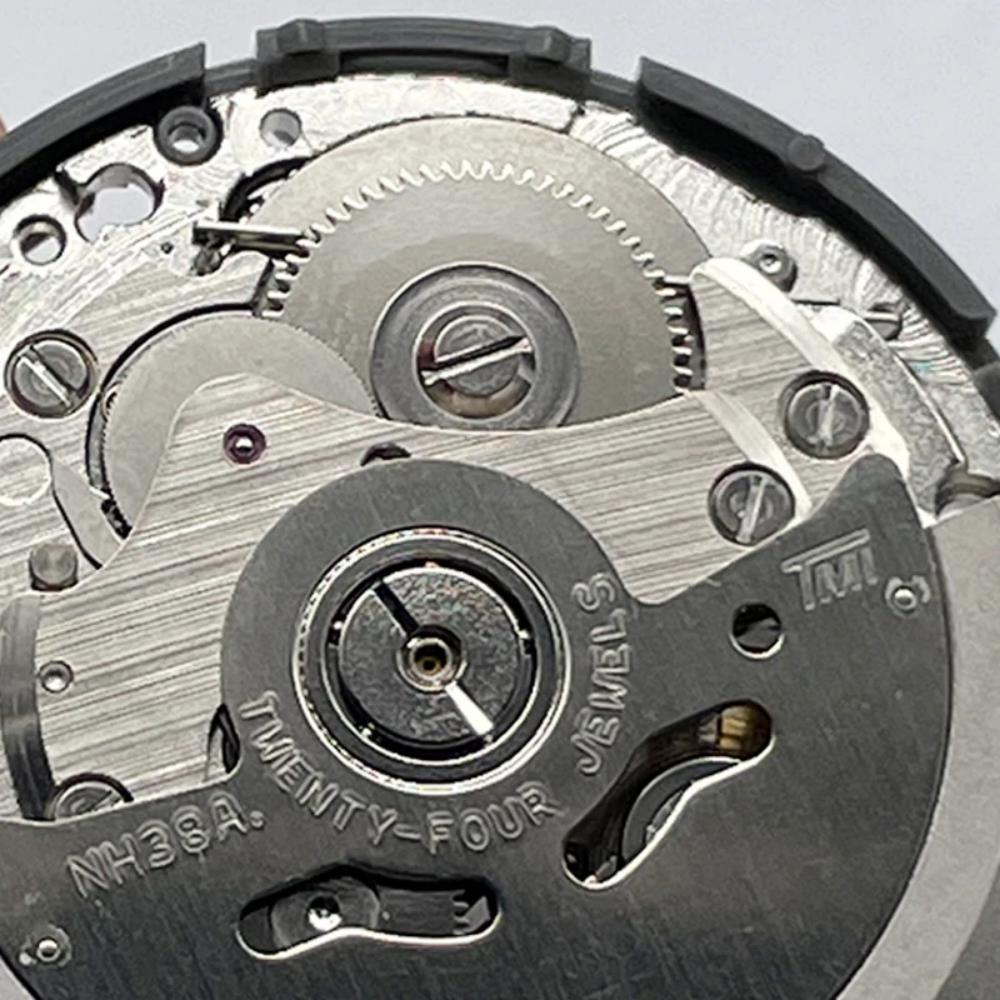 NH38 Mechanical Movement Parts 40mm Watch Case With Hollow Surface Dial Movement Watch Modification Accessories 10*14*15mm Watch Hands