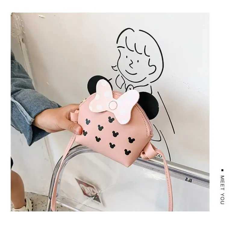 Childrens Crossbody Bowknot Designed Childrens Shoulder Bags Handbags Cute and Fashionable LX241104