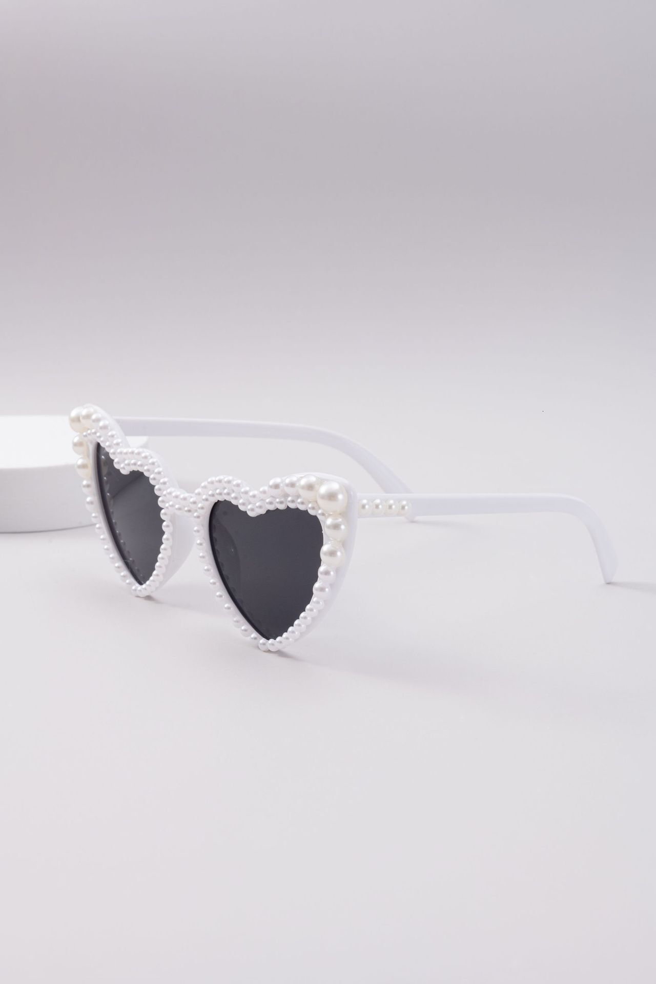 New Love Pearl Party Peach Heart Tiktok Sunglasses Fashion Trend F10.18-12.8 71fd0