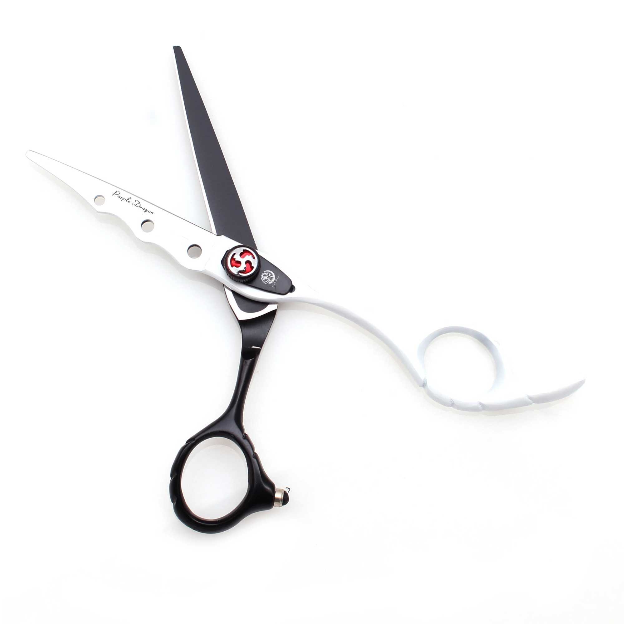 Purple Dragon Hair Scissors Professional 6 Japan Stainless Hair Cutting Scissors Barber Shop Hairdressing Thinning Shears Z1019XJ2411