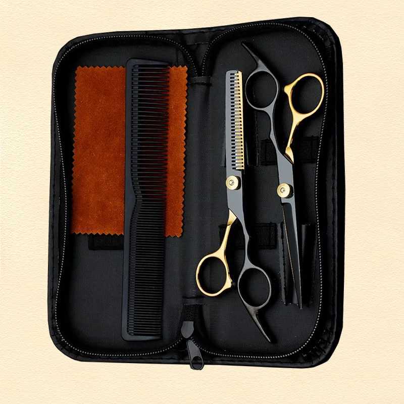 Hairdressing Scissors Set Hair Cutting Thinning Shears Set Professional Salon Stainless Steel Hair Scissors Hair ToolsXJ2411