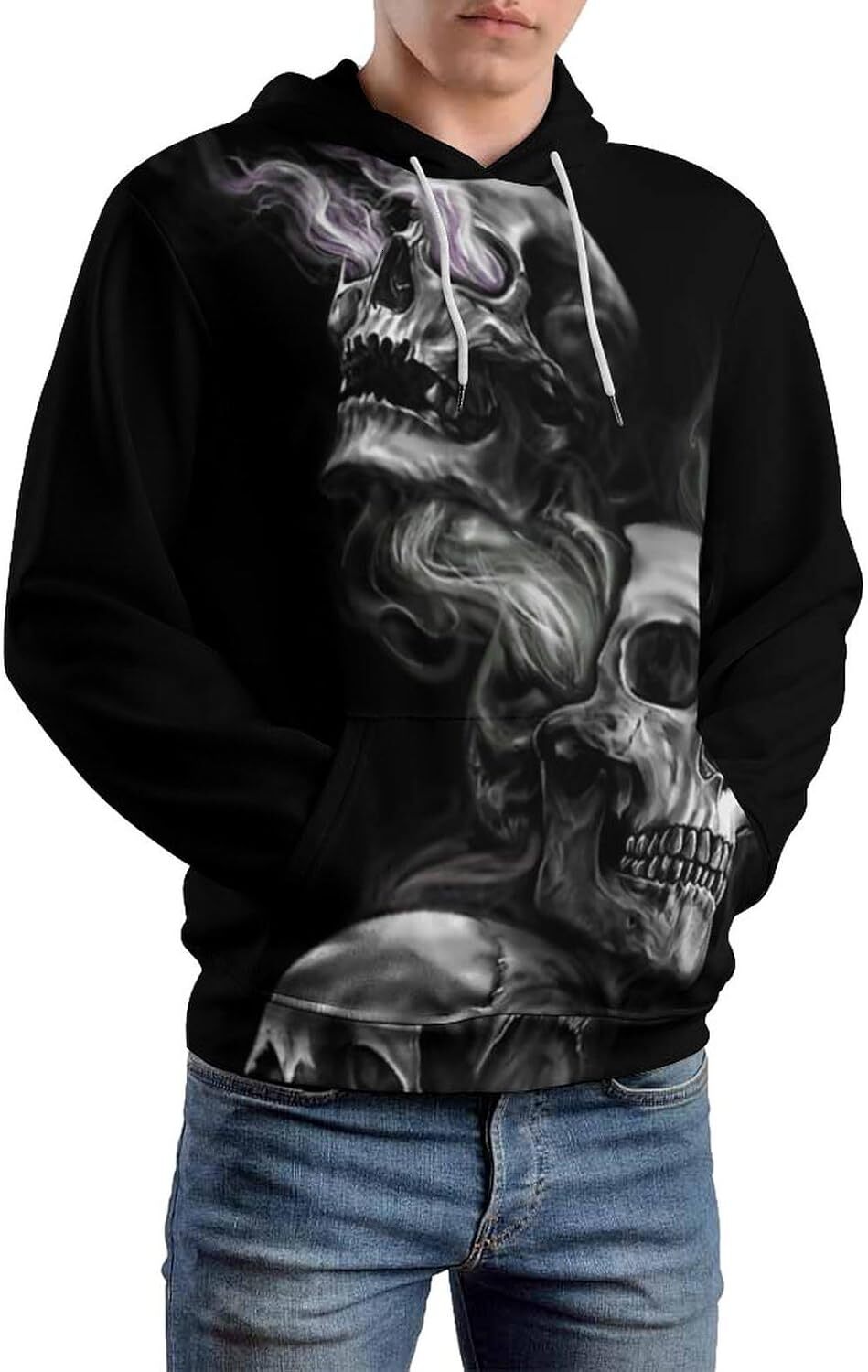 Hoodie for Mens Womens cool Pullover Hoodie 3D Novelty Graphic Hooded Sweatshirt Hoodies for Men Graphic Hip-hop