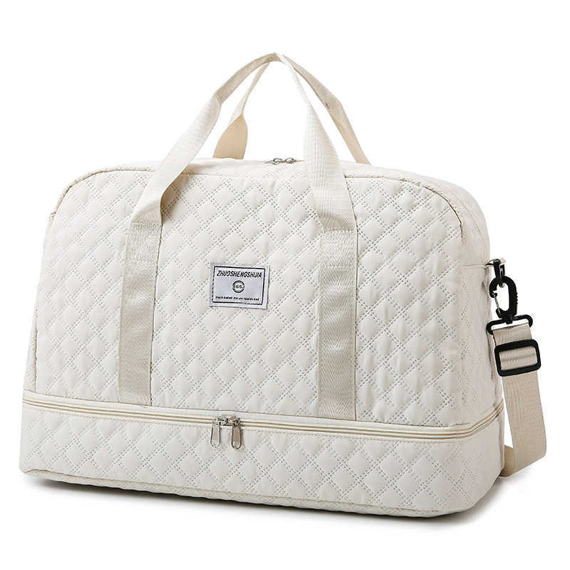 Short distance travel bag women, large capacity travel luggage bag, easy to carry, lightweight, waterproof, hospital delivery storage bag 241115