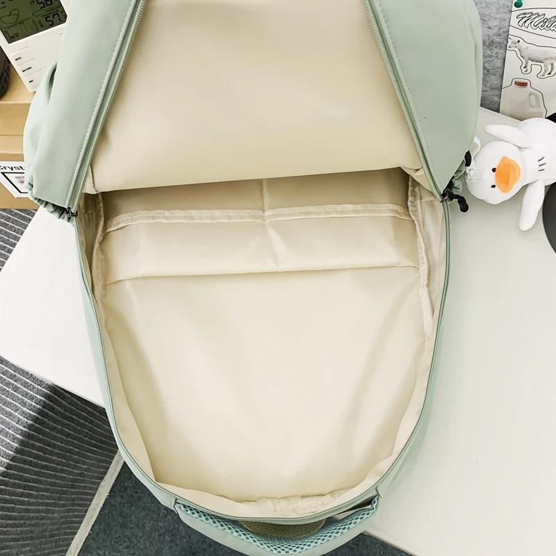 JOYPESSIE Waterproof Teenage Bookbag Nylon Rucksack Fashion Girl Backpack Women Shoulder Bag High School Schoolbag Black Mochila 241029