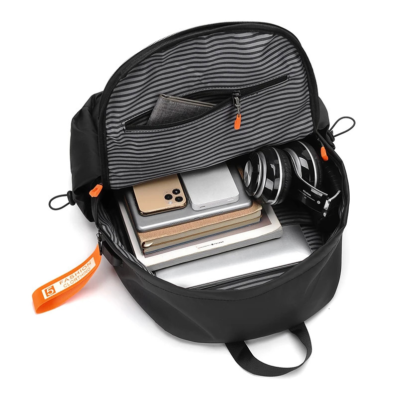 Mens Backpack High Quality 156 Laptop Highcapacity Waterproof Travel Bag Fashion School Backpacks for Men 241029