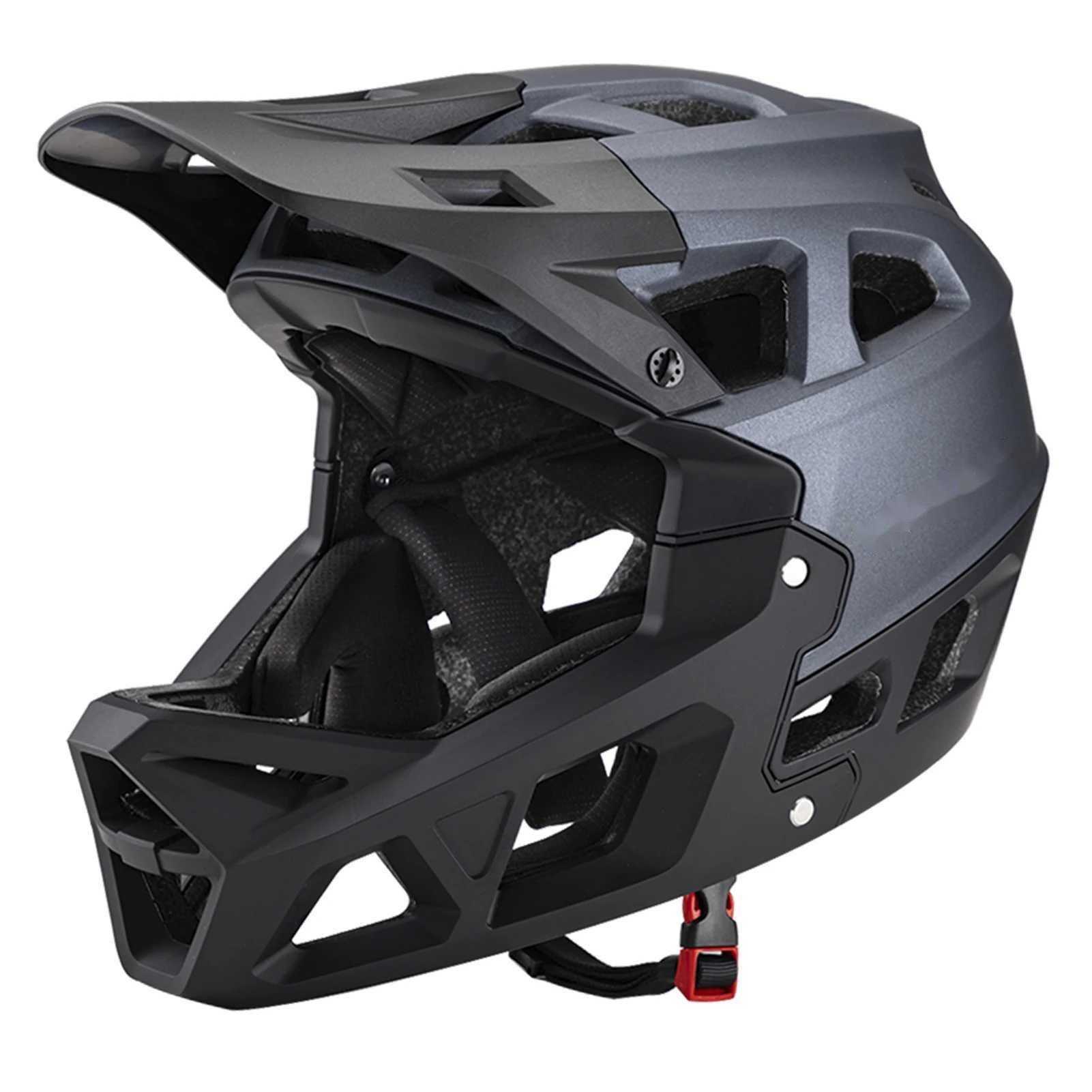 Cycling Helmets LIXADA full face mountain bike helmet light adult racing downhill MTB helmet with over 31 ventilation openings and detachable lining 2