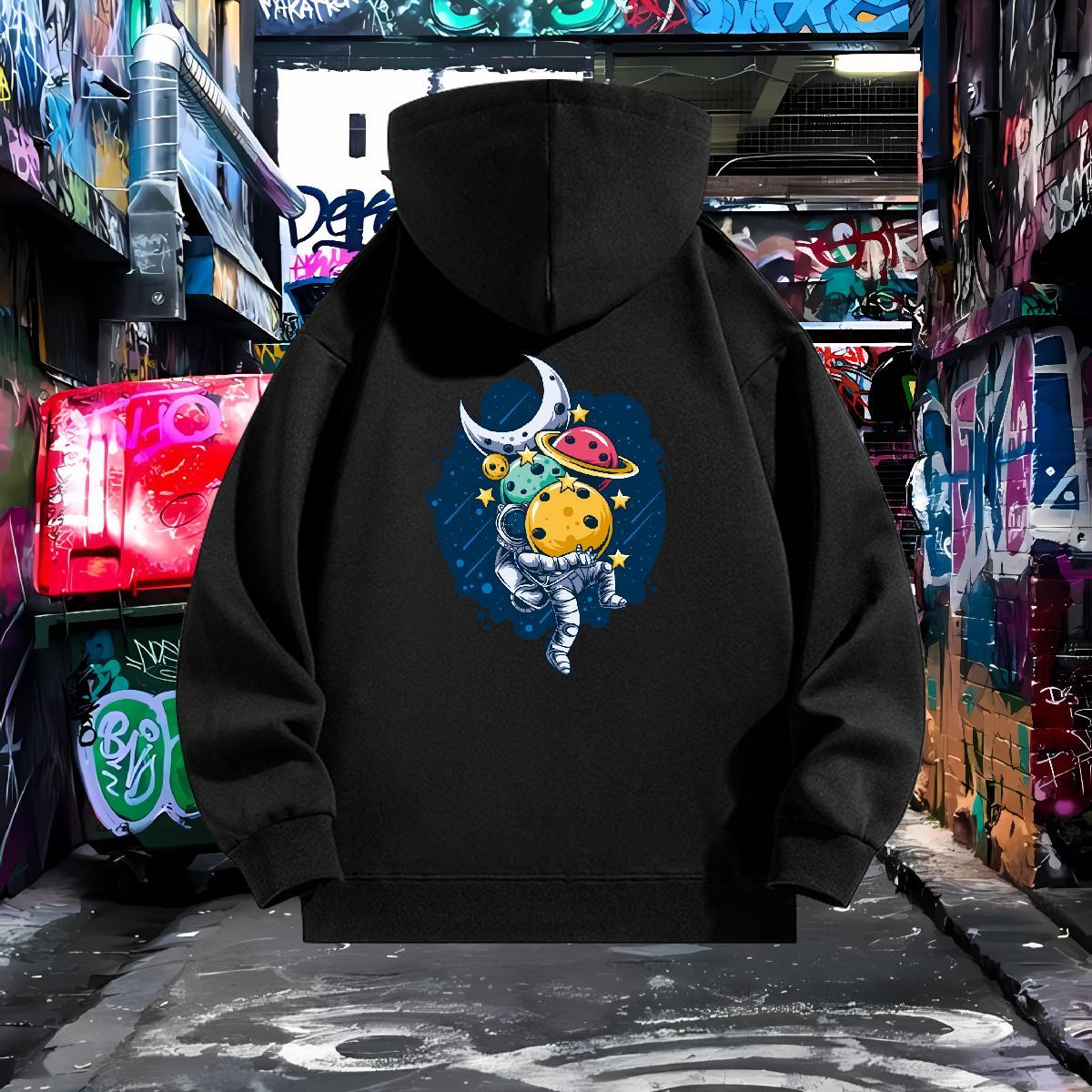 Fashion Casual Hoodie Men Drawstring Long Sleeve Cool Design Men's Hooded Sweatshirt Custom Printed Pullover Hoodie Sport Velvet Thick