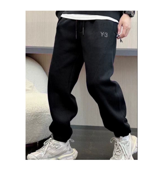 Men's Pants 23SS Spring Autumn Autograph Printing Pencil Ankle Banded Fashion Brand Sports Y3 Men Trousers