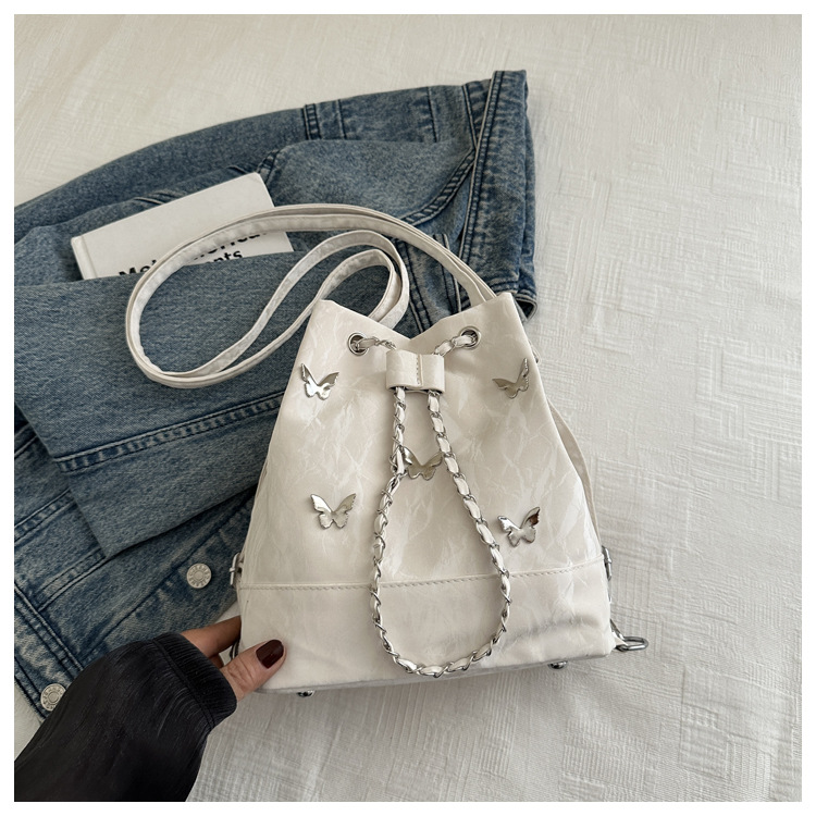 2025S Fashion Designer Autumn New Fashionable Crossbody Bucket Shoulder Bag For Women