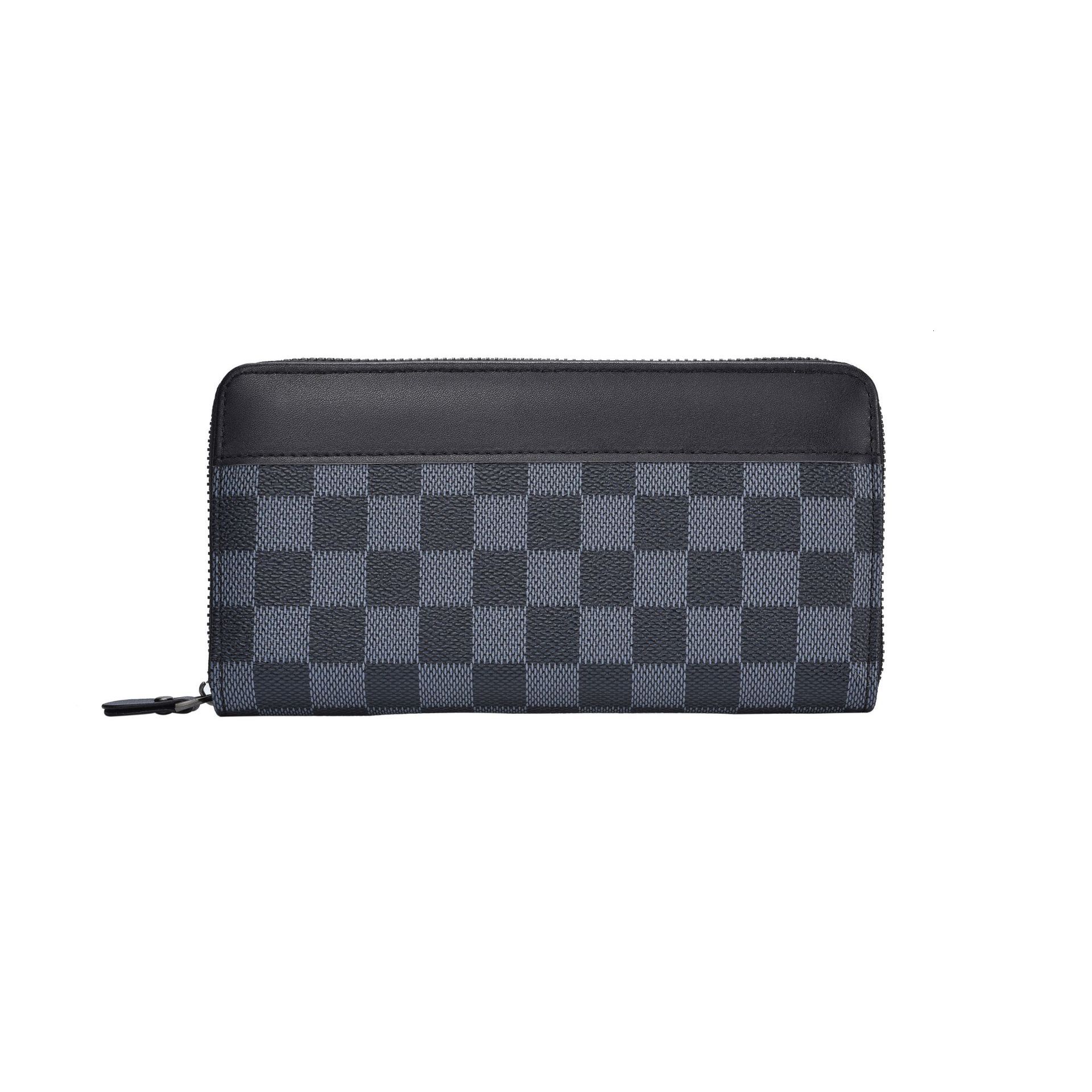 2025 New Business Men s wallet Wallet Long Large Capacity Card Zipper Document Bag Multi Functional
