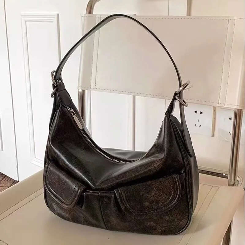 Designer Bag Shoulder Bags Women Solid Color All-Match Simple Multifunction Handbags Large Capacity Underarm Bags For Women Hobo Purse purse luxury ba