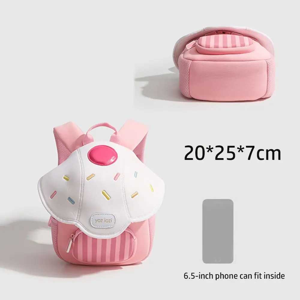 Fashion PU Cute Mushroom Backpack Kindergarten School Bags Childrens Bag Mini Kid Backpack for Children Boys Girls LX241104