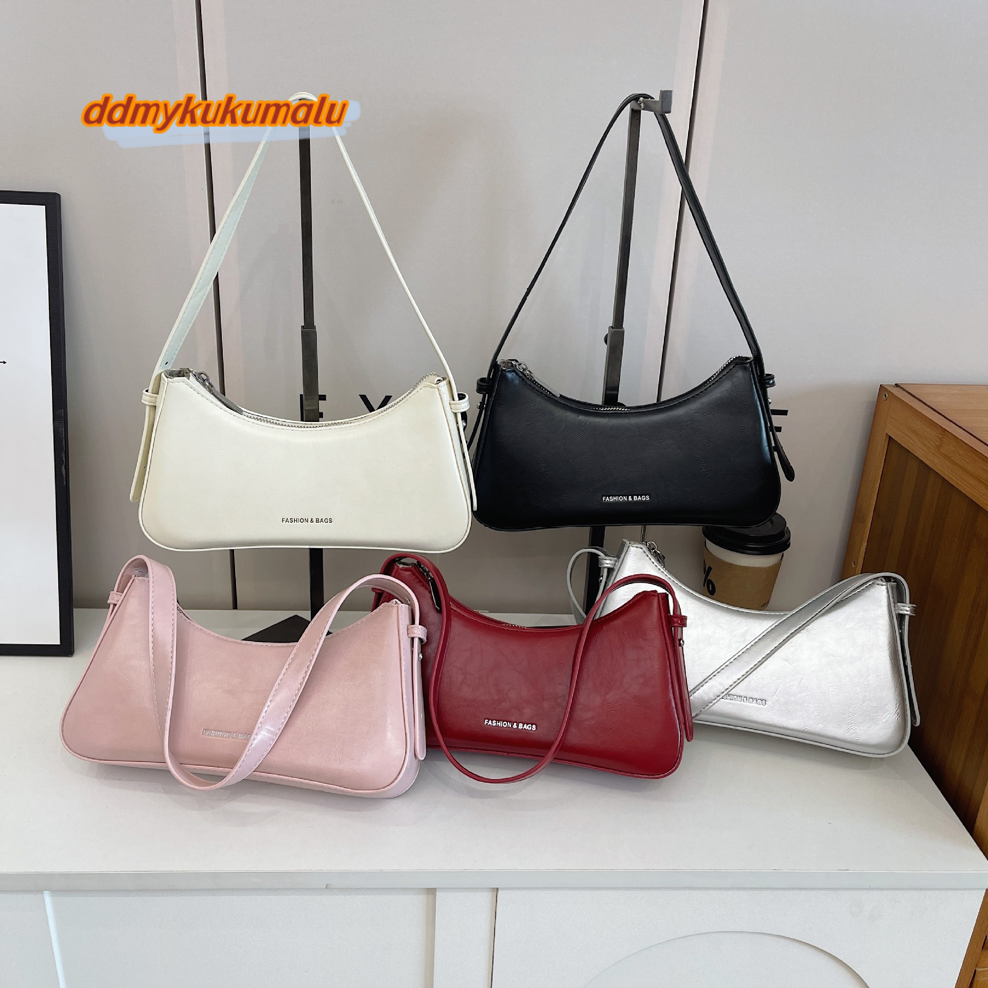 New Summer Versatile Saddle Fashion Style Single Shoulder Underarm 2024 Commuter Women's Bag #25 kukumalu