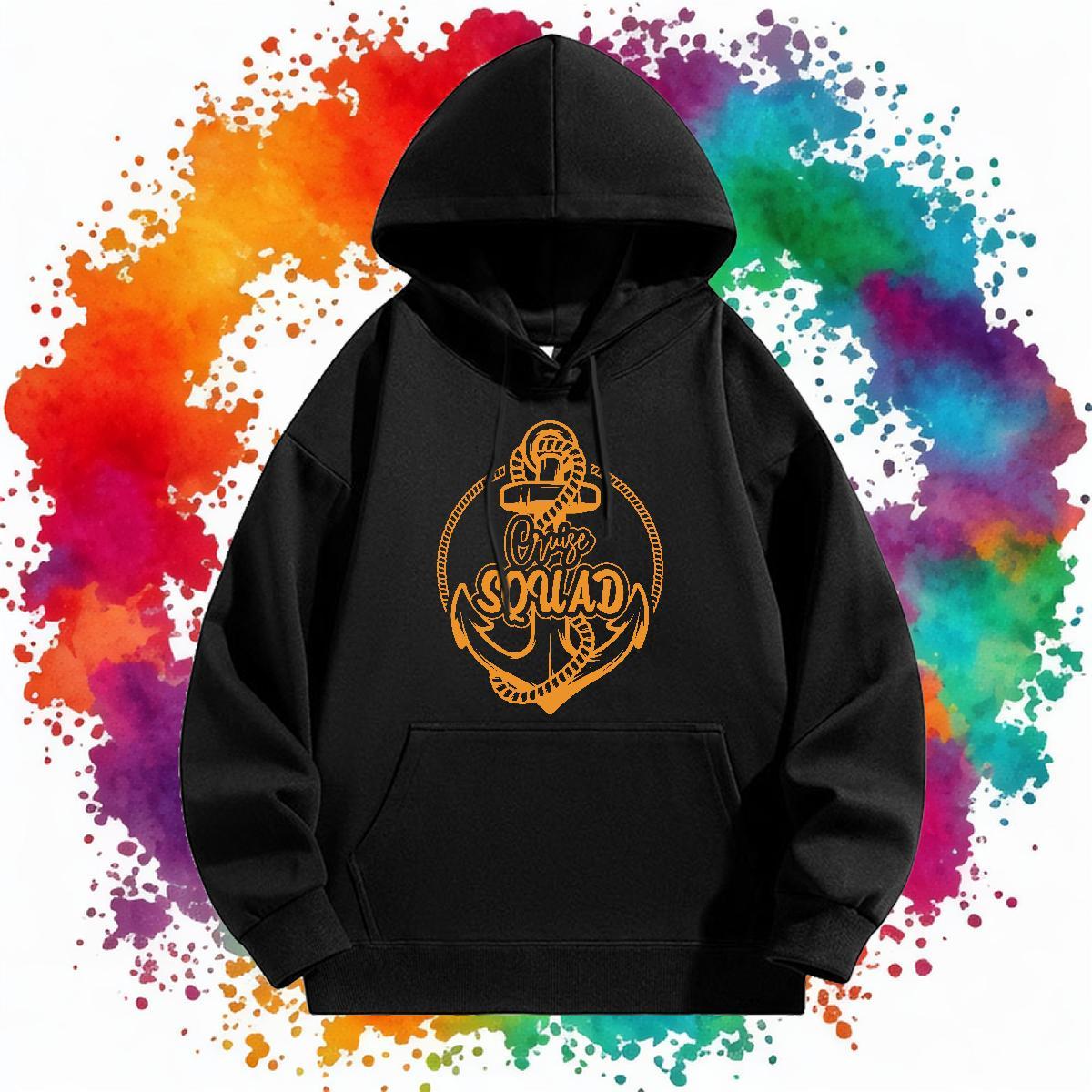 DIY Hooded Sweatshirt Breathable Long Sleeve Cool Hoodie for Man Woman Custom Print Oversized Top Pullover Hoodie Street 350g Cotton