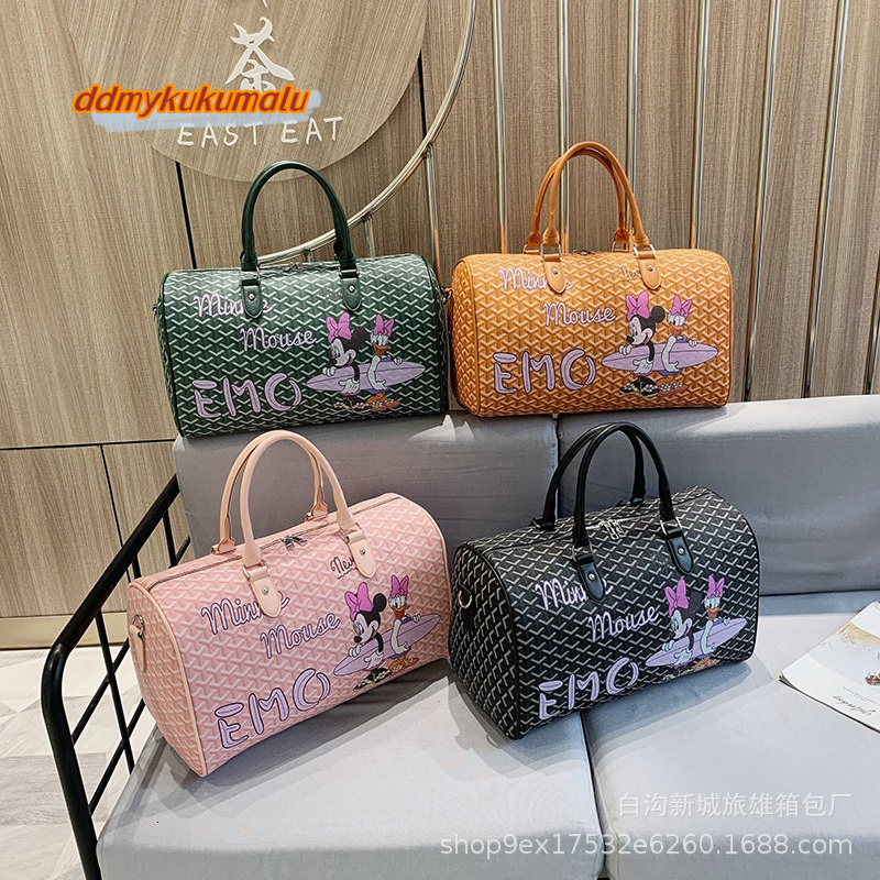2024 New Large Capacity Travel Cartoon Classic Fiess Short Distance Handheld Lage Waterproof Storage Bag #35 kukumalu