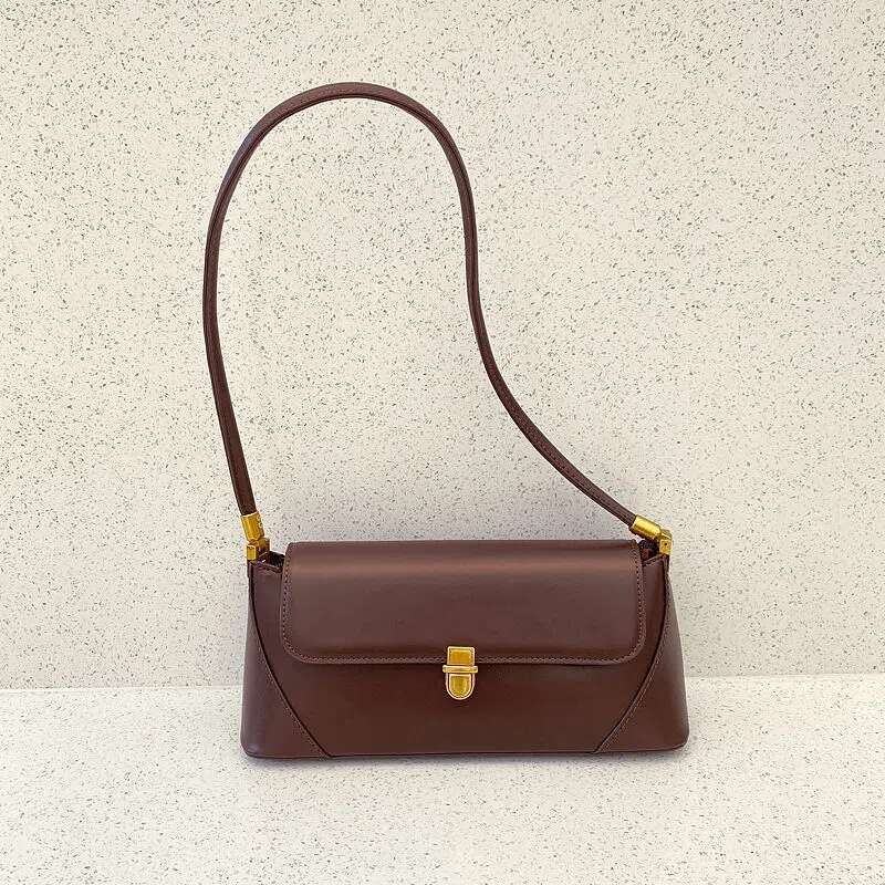 Designer Bag Fashion Solid Color Underarm Bags PU Leather Shoulder Bags For Women Design Luxury Small Handbag Female Subaxillary Clutches purse luxury