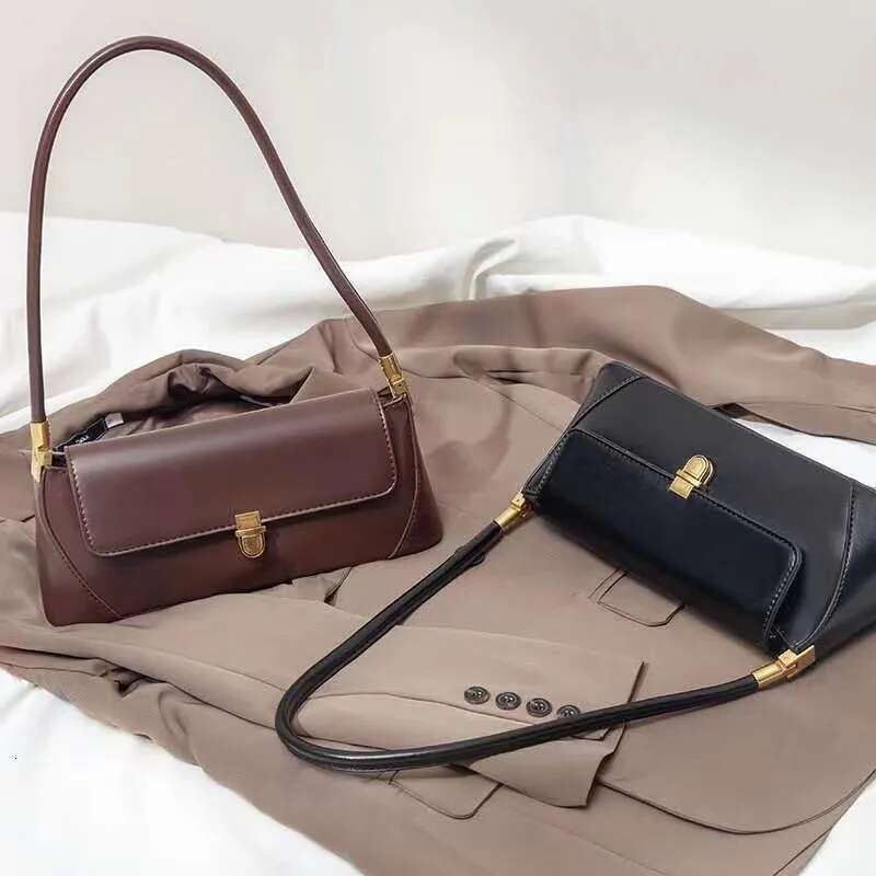 Designer Bag Fashion Solid Color Underarm Bags PU Leather Shoulder Bags For Women Design Luxury Small Handbag Female Subaxillary Clutches purse luxury