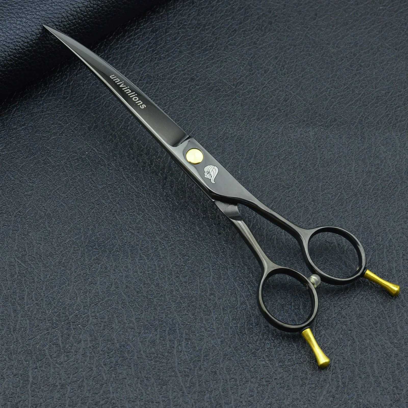7 Downward Curved Bend Pet Gromming Scissors Barber Salon Hairdressing Shears Dog Curved Scissor Groomer Hairdresser HaircutXJ241104