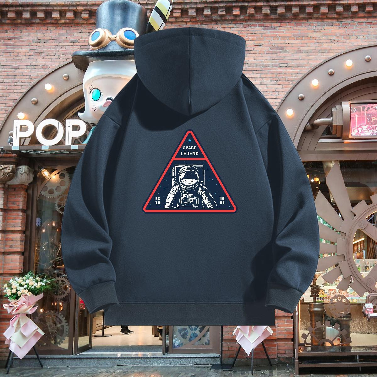 Classic Man Hoodie Drawstring Long Sleeve Warm Men Clothes Hoodie Custom Print Plus Size Tops Hoody Autumn Winter Casual 350g Cotton