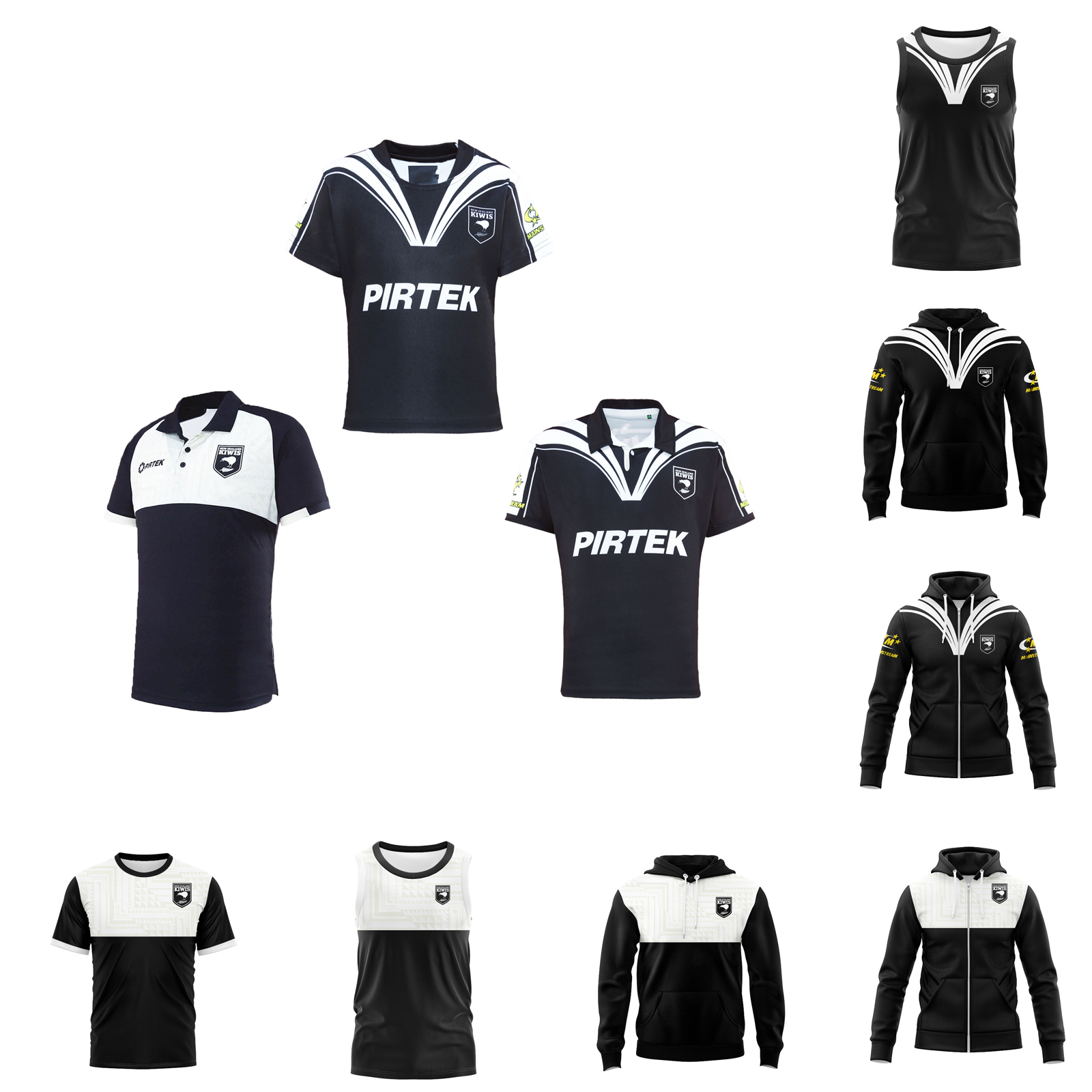 2024/25 New Zealand Kiwis Men's Rugby Jersey Rugby Hoodies Vest Sports Shorts Customize